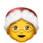 MOTHER CHRISTMAS emoji in Apple's design style - Unicode 1F936