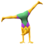 WOMAN CARTWHEELING emoji in Apple's design style - Unicode 1F938-200D-2640-FE0F