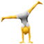 PERSON DOING CARTWHEEL emoji in Apple's design style - Unicode 1F938