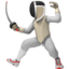 FENCER emoji in Apple's design style - Unicode 1F93A