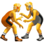 WRESTLERS emoji in Apple's design style - Unicode 1F93C