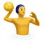 MAN PLAYING WATER POLO emoji in Apple's design style - Unicode 1F93D-200D-2642-FE0F