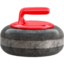 CURLING STONE emoji in Apple's design style - Unicode 1F94C