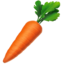 CARROT emoji in Apple's design style - Unicode 1F955