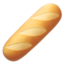 BAGUETTE BREAD emoji in Apple's design style - Unicode 1F956