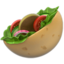 STUFFED FLATBREAD emoji in Apple's design style - Unicode 1F959