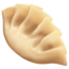 DUMPLING emoji in Apple's design style - Unicode 1F95F