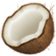 COCONUT emoji in Apple's design style - Unicode 1F965