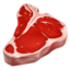 CUT OF MEAT emoji in Apple's design style - Unicode 1F969