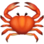 CRAB emoji in Apple's design style - Unicode 1F980