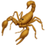 SCORPION emoji in Apple's design style - Unicode 1F982