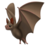 BAT emoji in Apple's design style - Unicode 1F987