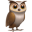 OWL emoji in Apple's design style - Unicode 1F989