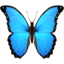 BUTTERFLY emoji in Apple's design style - Unicode 1F98B