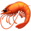 SHRIMP emoji in Apple's design style - Unicode 1F990