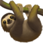 SLOTH emoji in Apple's design style - Unicode 1F9A5