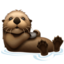 OTTER emoji in Apple's design style - Unicode 1F9A6