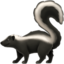 SKUNK emoji in Apple's design style - Unicode 1F9A8