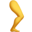 LEG emoji in Apple's design style - Unicode 1F9B5