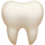 TOOTH emoji in Apple's design style - Unicode 1F9B7