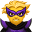 MAN SUPERVILLAIN emoji in Apple's design style - Unicode 1F9B9-200D-2642-FE0F