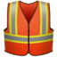 SAFETY VEST emoji in Apple's design style - Unicode 1F9BA