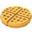 WAFFLE emoji in Apple's design style - Unicode 1F9C7