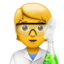 SCIENTIST emoji in Apple's design style - Unicode 1F9D1-200D-1F52C