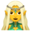 WOMAN ELF emoji in Apple's design style - Unicode 1F9DD-200D-2640-FE0F