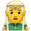 MAN ELF emoji in Apple's design style - Unicode 1F9DD-200D-2642-FE0F