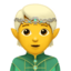 ELF emoji in Apple's design style - Unicode 1F9DD