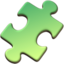 JIGSAW PUZZLE PIECE emoji in Apple's design style - Unicode 1F9E9