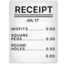 RECEIPT emoji in Apple's design style - Unicode 1F9FE