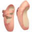 BALLET SHOES emoji in Apple's design style - Unicode 1FA70