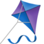 KITE emoji in Apple's design style - Unicode 1FA81