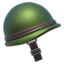 MILITARY HELMET emoji in Apple's design style - Unicode 1FA96