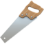 CARPENTRY SAW emoji in Apple's design style - Unicode 1FA9A