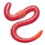 WORM emoji in Apple's design style - Unicode 1FAB1