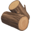 WOOD emoji in Apple's design style - Unicode 1FAB5