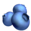 BLUEBERRIES emoji in Apple's design style - Unicode 1FAD0