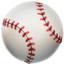 BASEBALL emoji in Apple's design style - Unicode 26BE