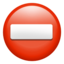 NO ENTRY emoji in Apple's design style - Unicode 26D4