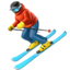 SKIER emoji in Apple's design style - Unicode 26F7-FE0F