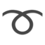 CURLY LOOP emoji in Apple's design style - Unicode 27B0