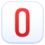 NEGATIVE SQUARED LATIN CAPITAL LETTER O emoji in Facebook's design style - Unicode 1F17E-FE0F