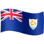 Anguilla Flag emoji in Facebook's design style - Unicode 1F1E6-1F1EE