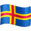 Åland Islands Flag emoji in Facebook's design style - Unicode 1F1E6-1F1FD