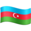 Azerbaijan Flag emoji in Facebook's design style - Unicode 1F1E6-1F1FF