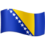 Bosnia & Herzegovina Flag emoji in Facebook's design style - Unicode 1F1E7-1F1E6