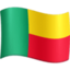 Benin Flag emoji in Facebook's design style - Unicode 1F1E7-1F1EF